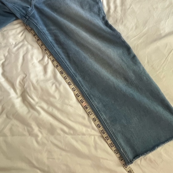 Paige Nellie Jeans Fringe Edge Flare Leg Light Wash Size 31 - Picture 6 of 12